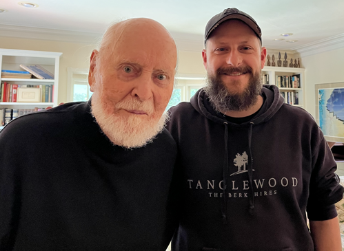 John Williams and biographer, Tim Greiving